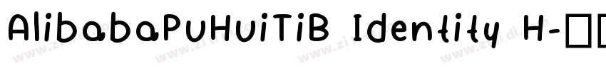 AlibabaPuHuiTiB Identity H字体转换